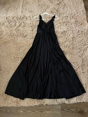 Vintage Women's Black Lace Nightgown L